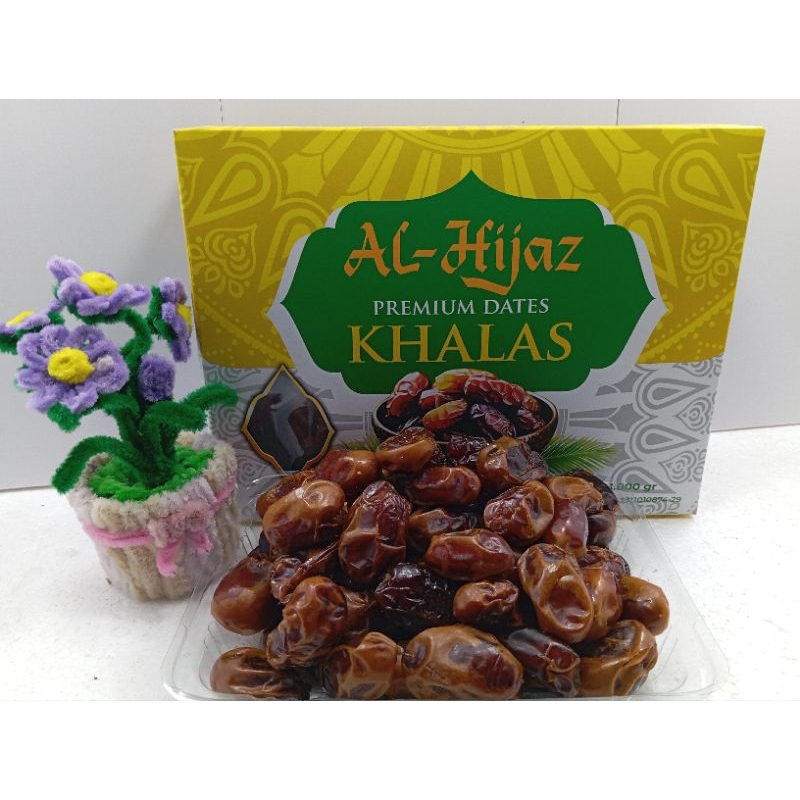 

Kurma Khalas Premium 1kg Kurma Al-Hijaz Kurma Khalas Baru kadaluarsa masih lama