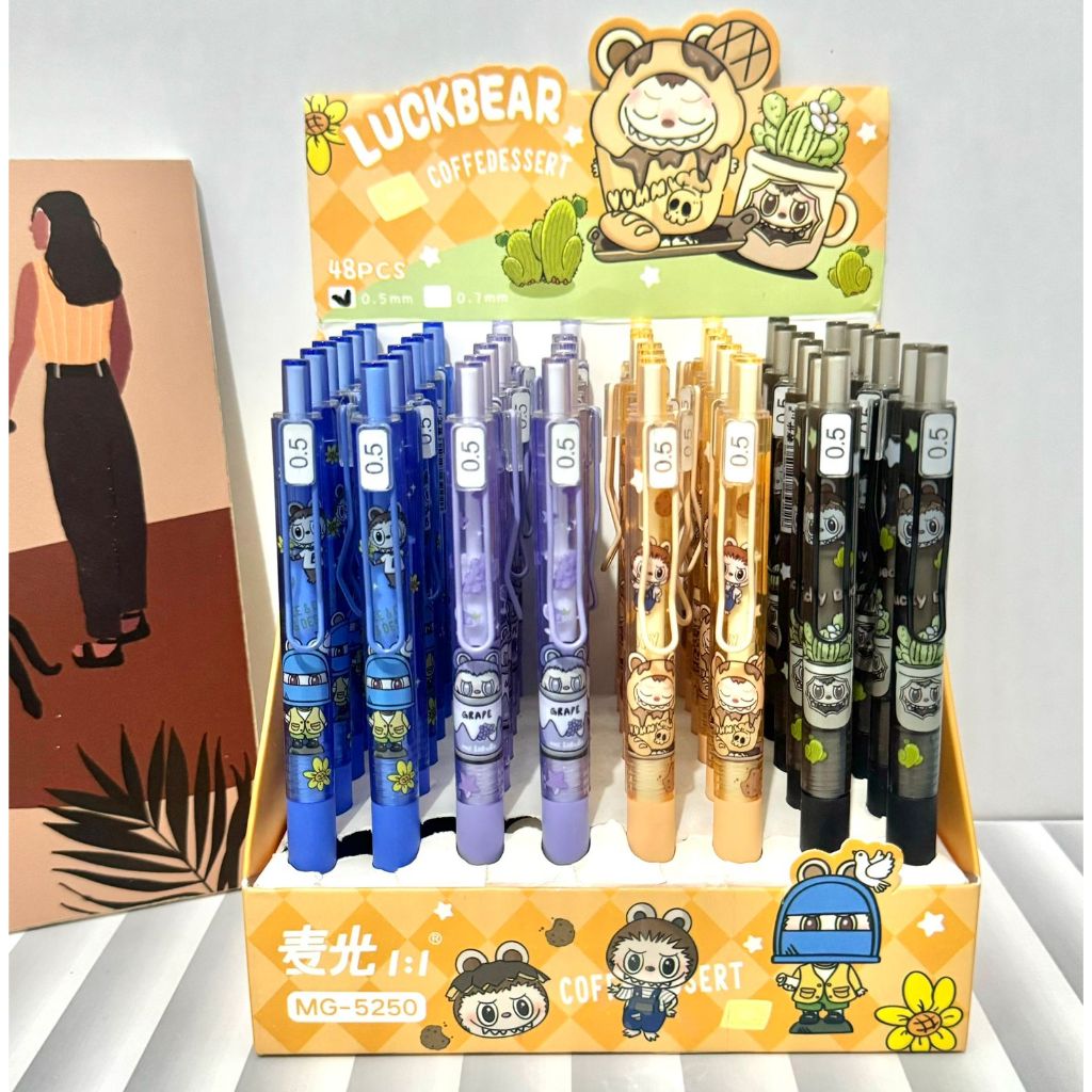 

pensil mekanik labubu motif coffee dessert pensil sekolah pensil mekanik lucu pensil anak anak maupun dewasa MG-5250