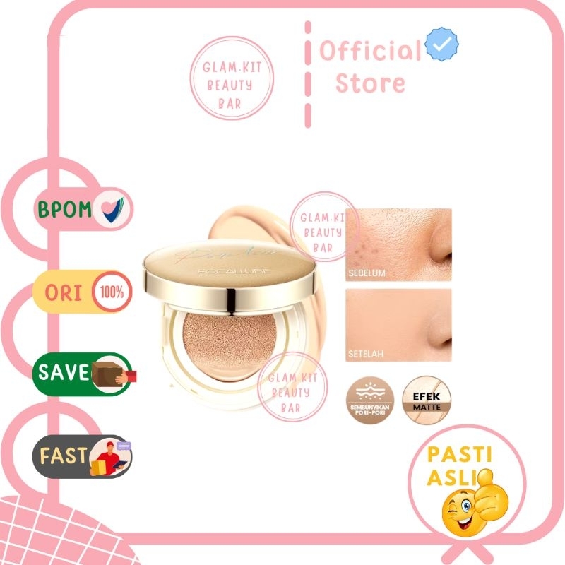 Focallure Poreless Matte Air Cushion Foundation