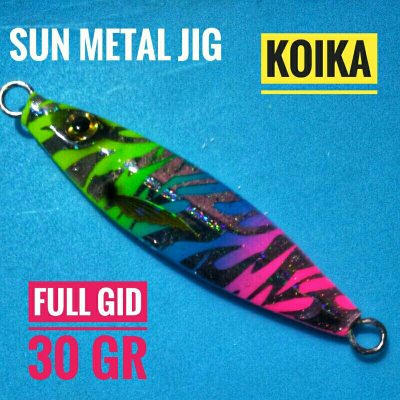 metal jig 30 gram/30 gr/30g/mikro jig 30gram/mikro jig full gid/mikro jig foil/umpan pancing laut