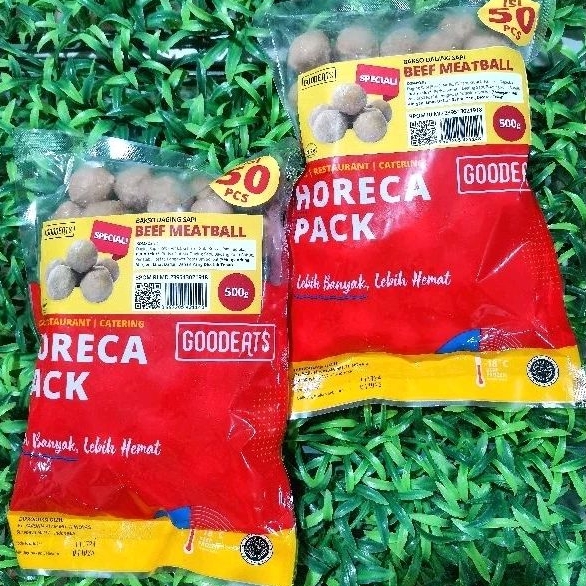 

GoodEats Bakso Daging sapi (Beef Meat Ball) Isi 50 pcs - Berat 500 gr