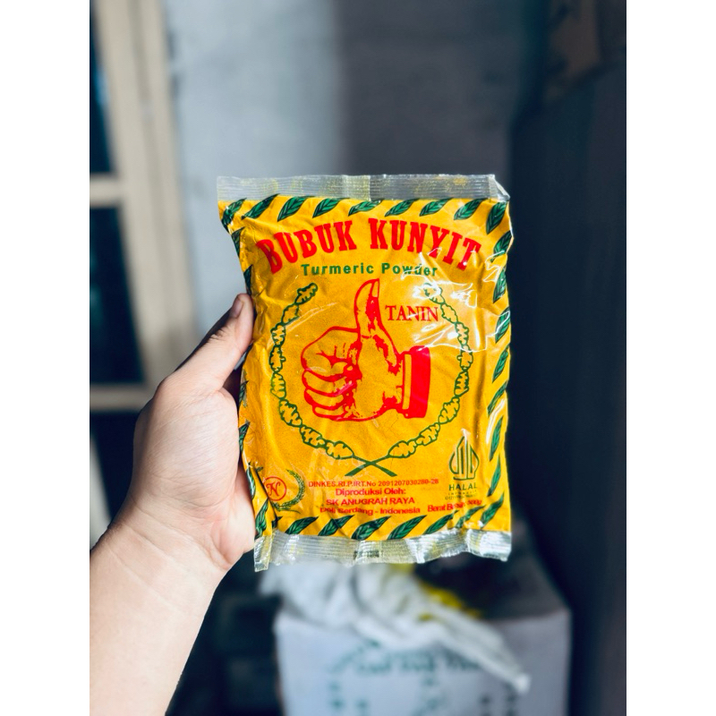 

BUBUK KUNYIT / TURMENIC ASLI CAP JEMPOL TANIN A1 (500 GR GRAM) [HK MEDAN]