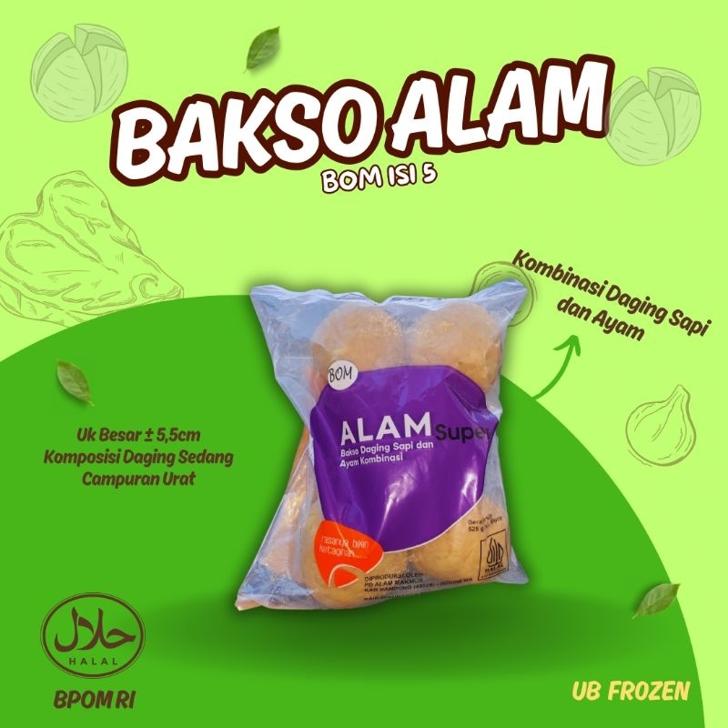 

Baso Alam Super BOM isi 5