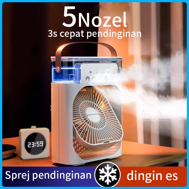 kipas angin Pendingin udara mini,Bisa ditambah es batu ,MOBIL DAN RUANGAN Kipas Angin AC Humidifier 