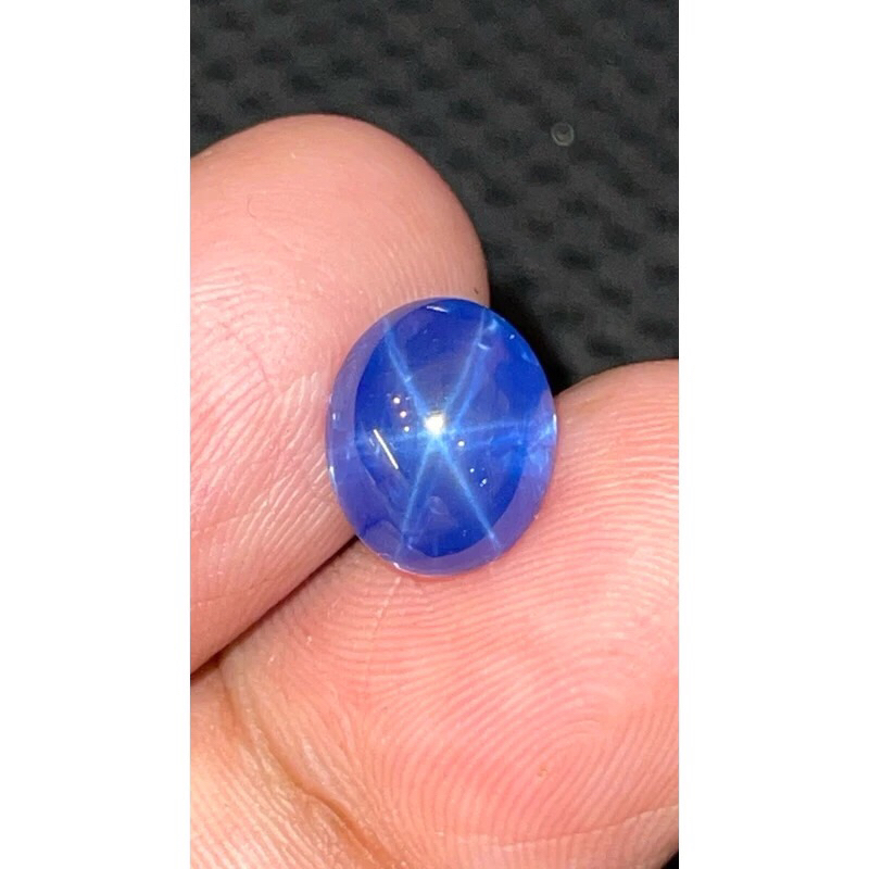 Blue safir star 12x14 mm bangkok,sapir star cutting bawah,blue star sfier harga satuan