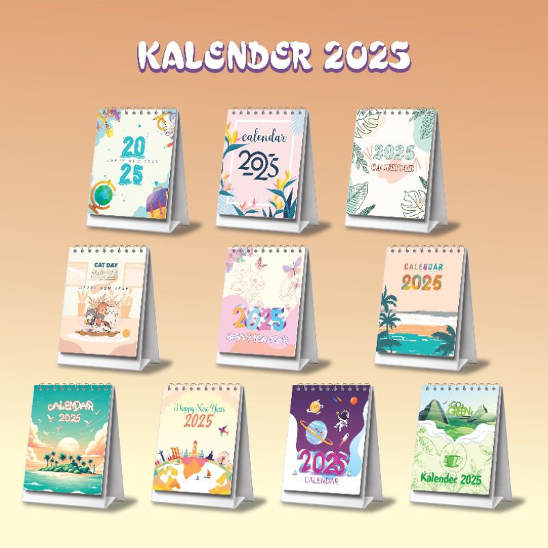

KALENDER 2025 MINI - KALENDER MEJA MINI - CALENDER MEJA DUDUK 2025 KALENDER SOUVENIR 2025