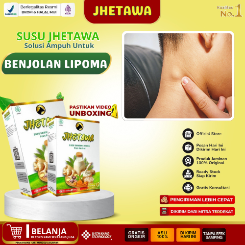 Susu Kambing Etawa Jhetawa Obat Penghilang Benjolan, Obat Benjolan di Leher, Obat Benjolan di Tangan