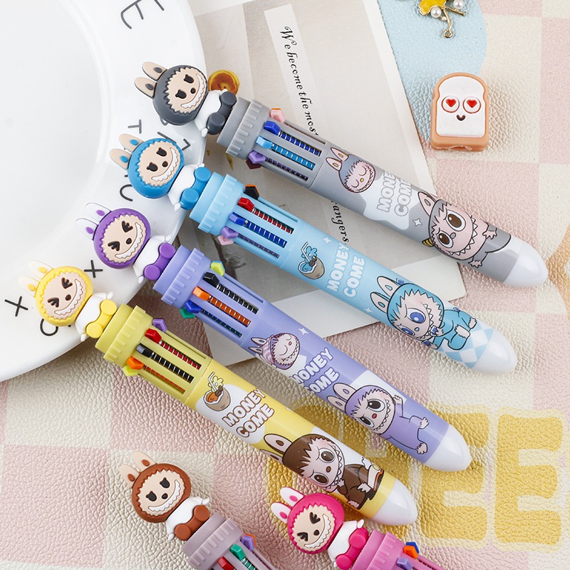 

Pulpen 10 Warna Labubu Pen Tinta 10 Warna Alat Tulis Sekolah Murah Cantik