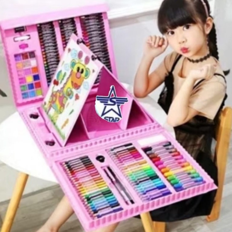 

Hadir Limited CRAYON Warna Anak Set 28 15 68 46 Pcs Art Full Set Krayon Mewarnai Anak Pensil Warna Perlengkapan Mewarnai Lukis