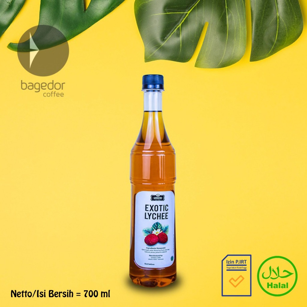 

Gambino Syrup / Sirup / Sirop Flavour Exotic Lychee