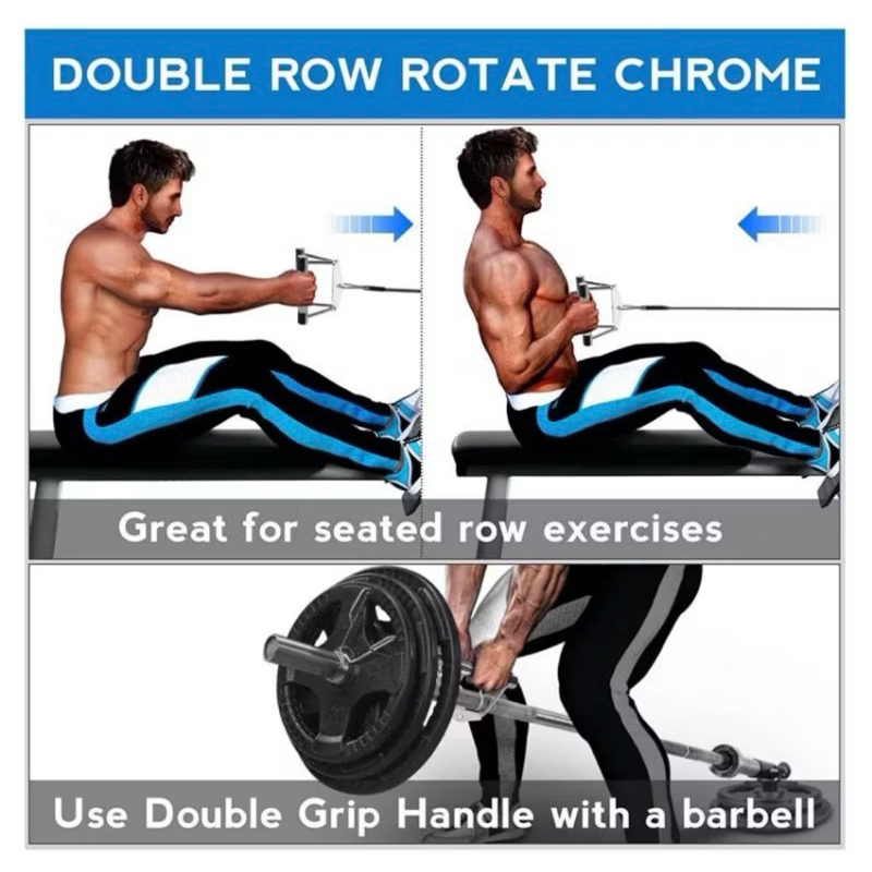 Terbaru Handle Rowing V Grip Bar Pull Down Fitness