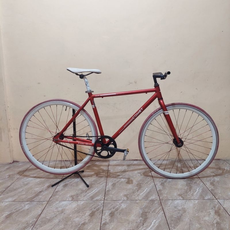 Sepeda fixie comet bahan alloy