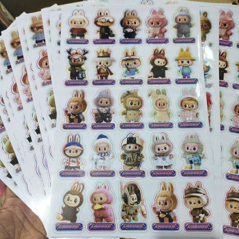 

Stiker Labubu Murah Mix isi 20 Lembar