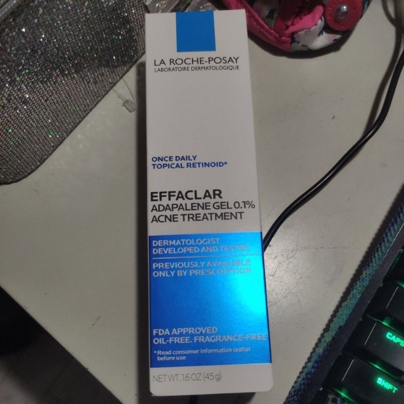 La Roche Posay Effaclar Adapalene gel 0.1% acne treatment gel USA Authentic Original