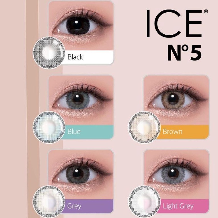 Best Product Softlens X2 ICE N5 145 MM Normal  Minus 5 SD 1 By X2 Exoticon  Soflen ICE N5  ICE NO 5 