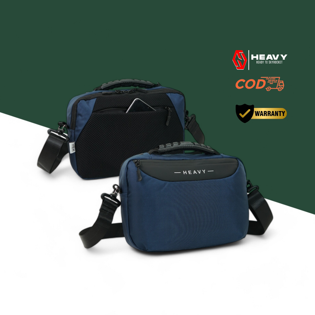 Tas Selempang Pria Slingbag Heavy Premium Tas Tenteng iPad Tablet 11 inch Multifungsi