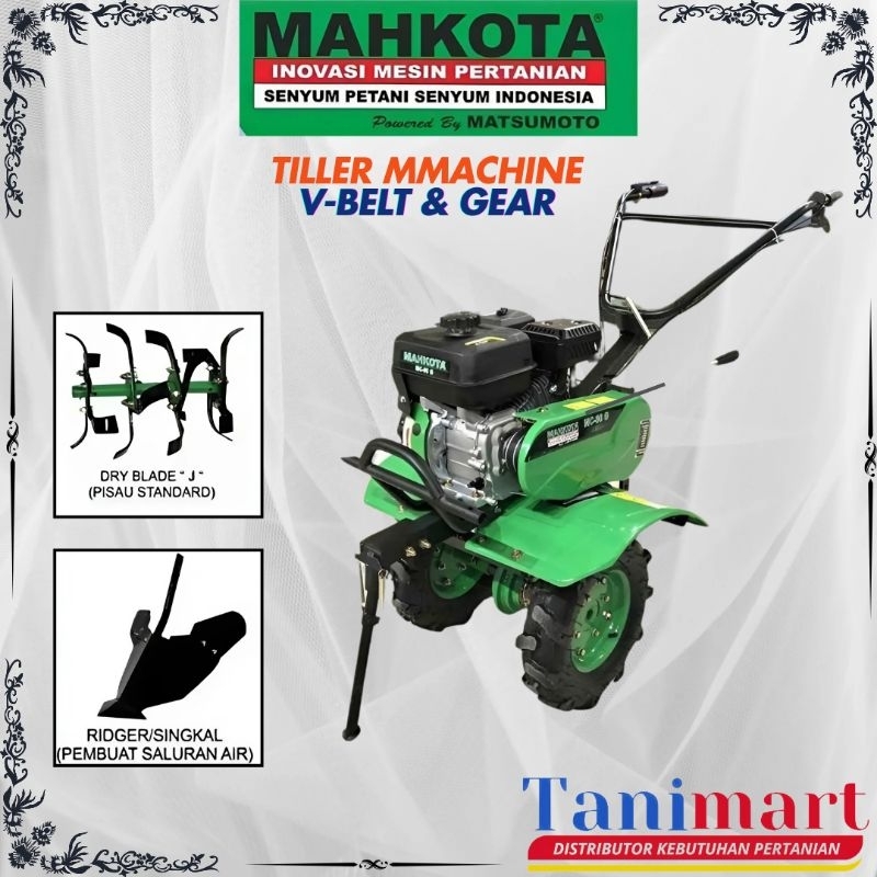 CULTIVATOR MAHKOTA BY MATSUMOTO / MESIN BAJAK / TRAKTOR MINI / MESIN SINGKAL /  CULTIVATOR MINI