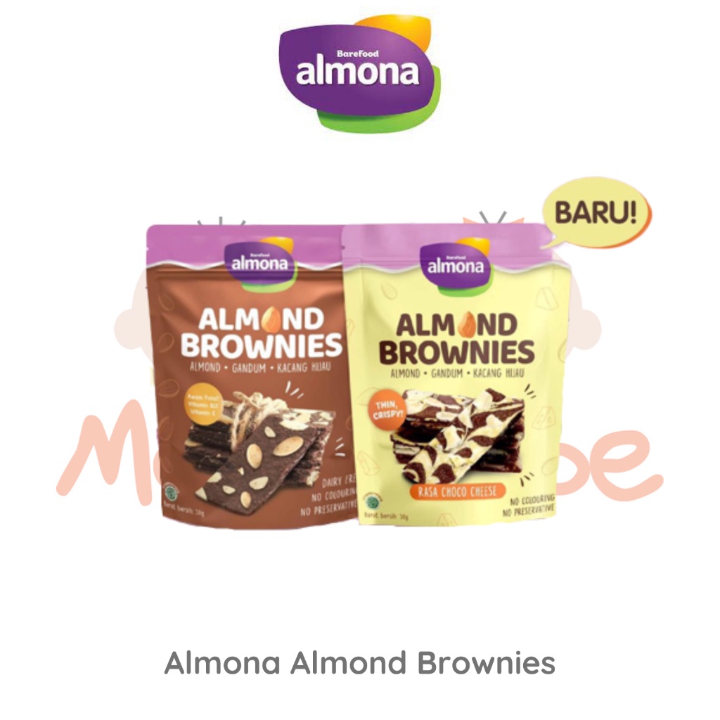 

Diskon 3 Setia Barefood Almona Almond Brownies Snack Sehat Dairy Free 5gr A94