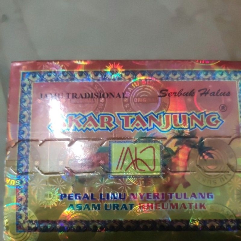 Jamu Serbuk Akar Tanjung 20 bungkus