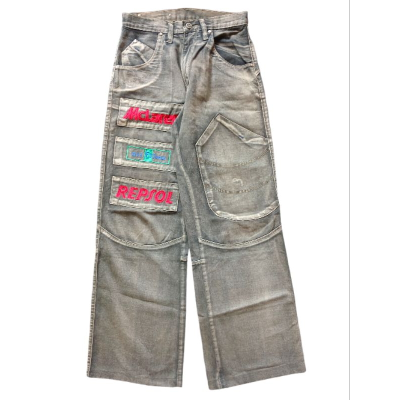 LONGPANTS Y2K BIG POCKET USB JEANS EST 2000 NOT JNCO