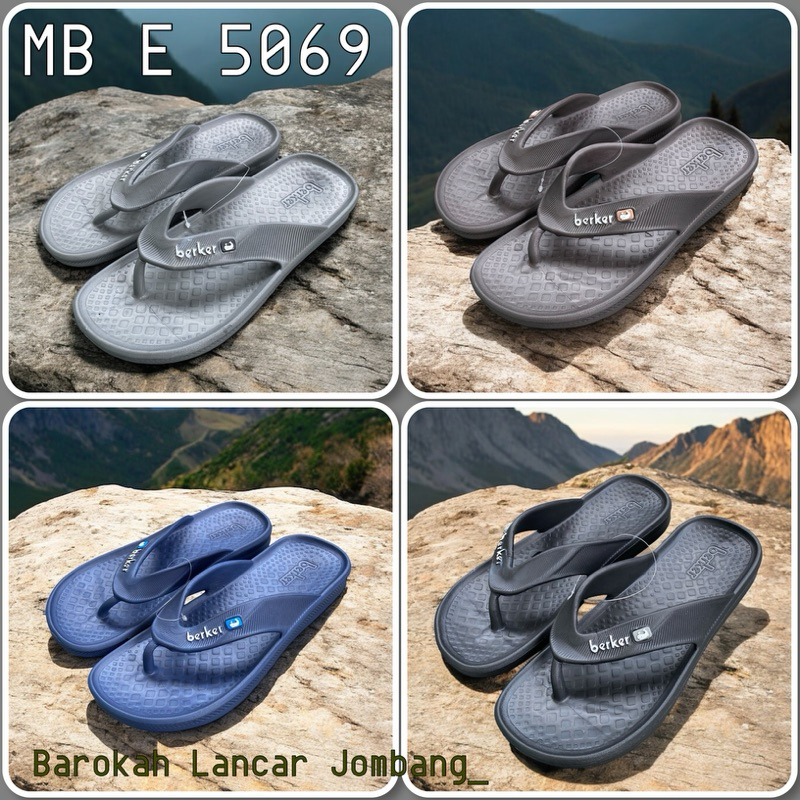 SANDAL JAPIT KARET PRIA NEW ERA BERKER MB E 5069 SIZE 39-44