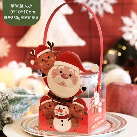 

(5PCS) Kotak Mika Natal Kotak Cookies Natal GIftBox Natal