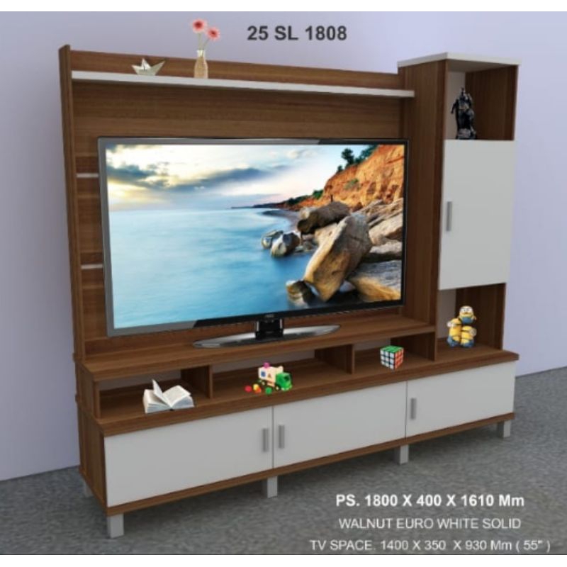 RAK TV PAJANGAN /RAK TV WALL UNIT MINIMALIS / RAK TV 55 " / RAK TV BESAR BANDUNG / WALLUNIT TV BESAR