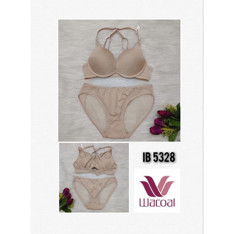 Wacoal Bra set + Panty busa tebal IB  5328