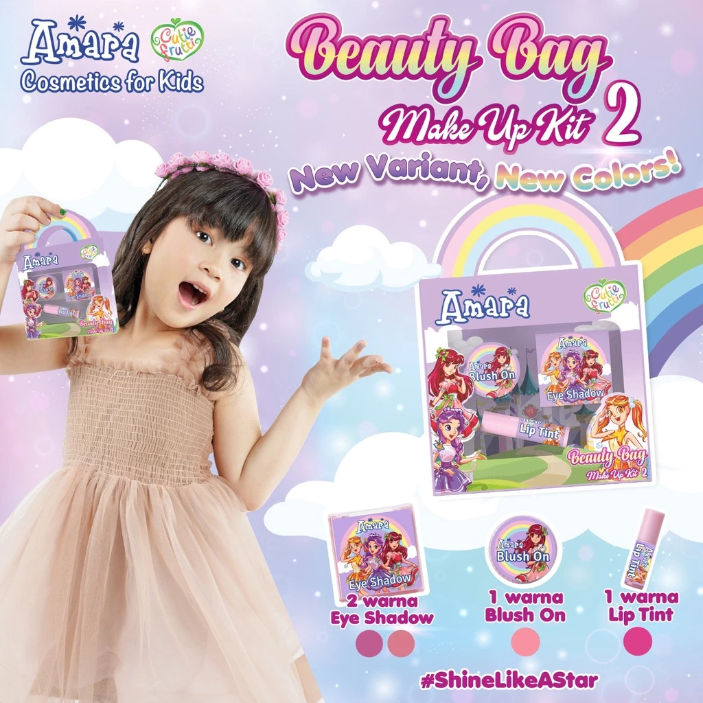 ARJUNA Amara Amara Nail Polish / Kutek anak BPOM / Nail Art / Cat kuku peel off / Kutek peel off Mak