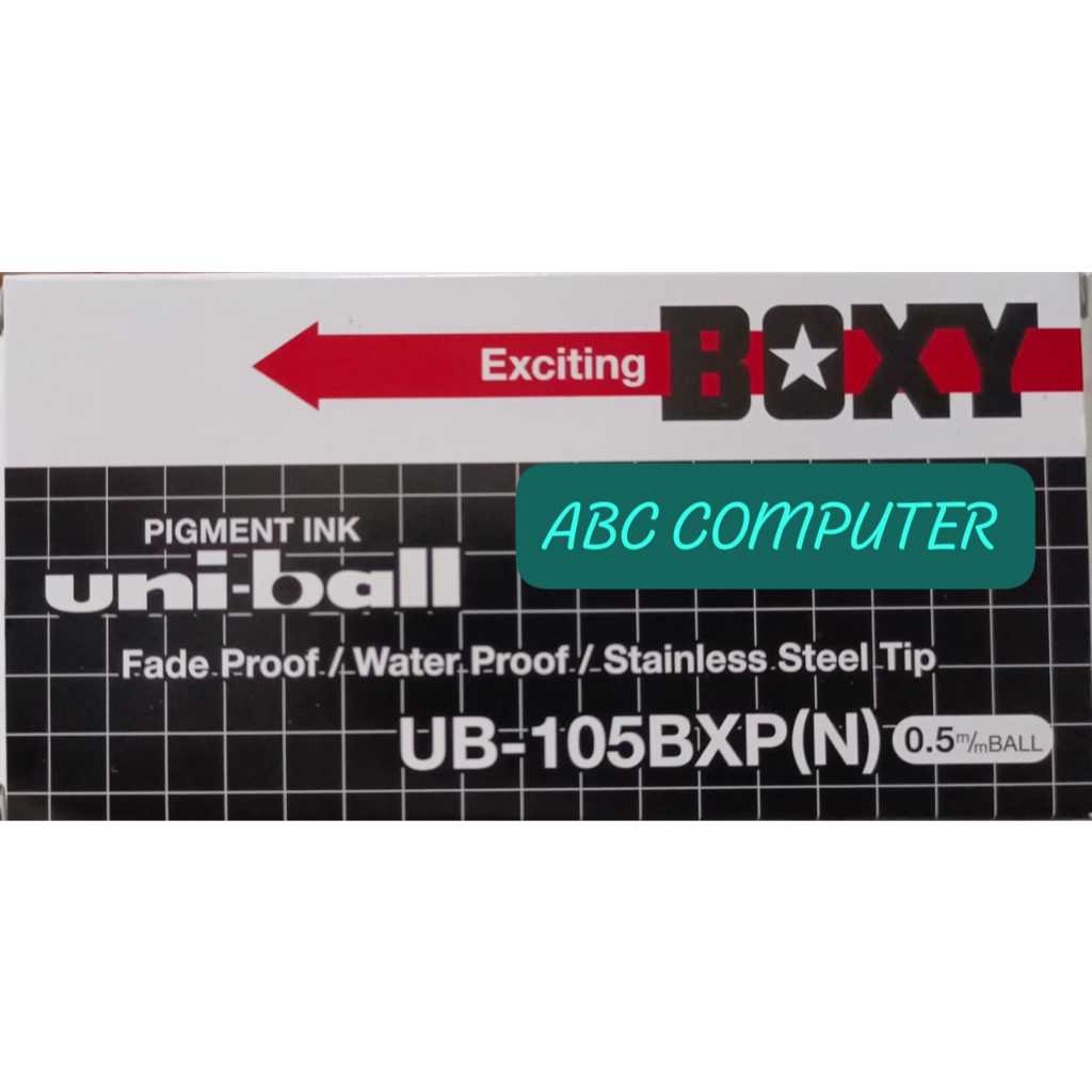 

Pulpen Boxy Uni-Ball 0.5 mm HITAM