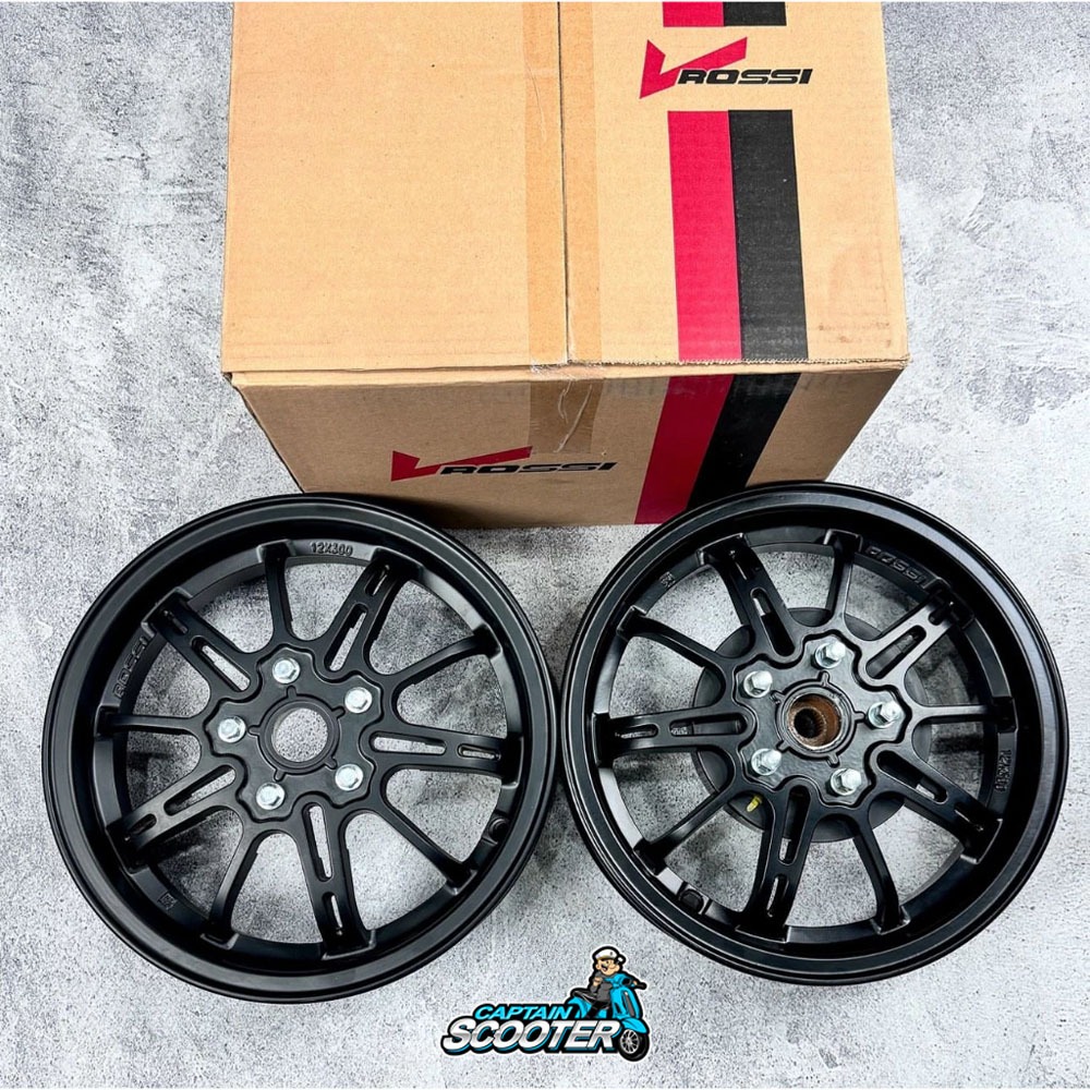 Velg VROSSI Venom Black Front & Rear Vespa Sprint Primavera LX S Ring12