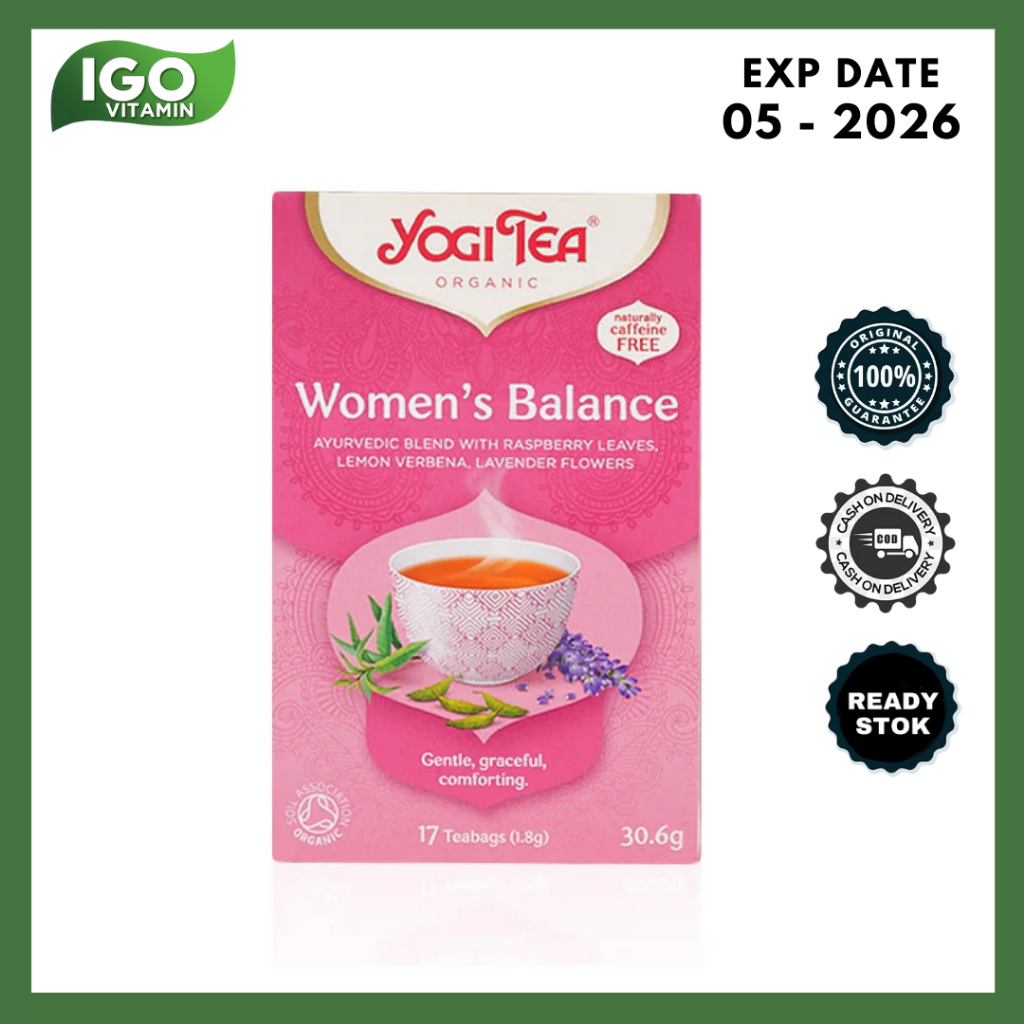 

Teh Herbal Kesehatan Imun Wanita Organik YOGI TEA Organic Woman's Balance Tea 30.6gr - Minuman Sehat