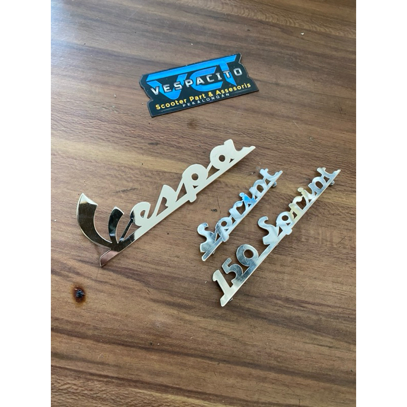 emblem vespa super sprint latin