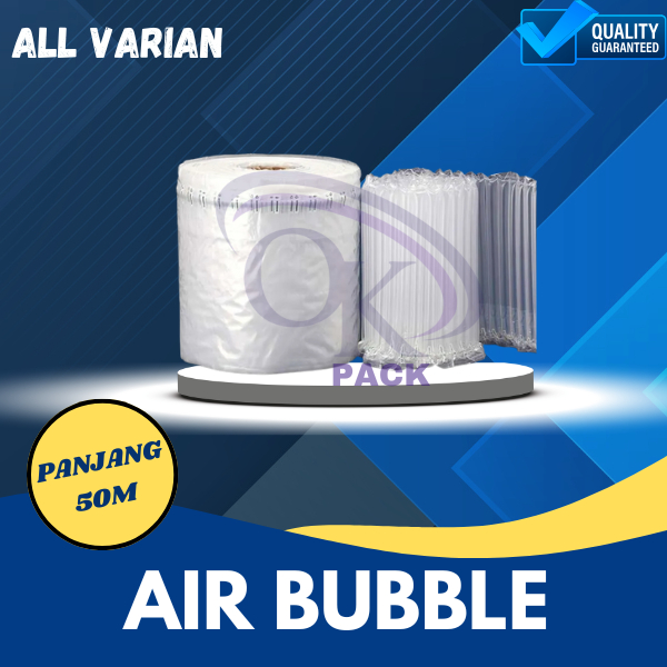 

HJK INFLATABLE AIR BUBBLE Cushion Wrap Fo-Air / Bubble Wrap Angin Tebal Roll / Poly Air Bubble