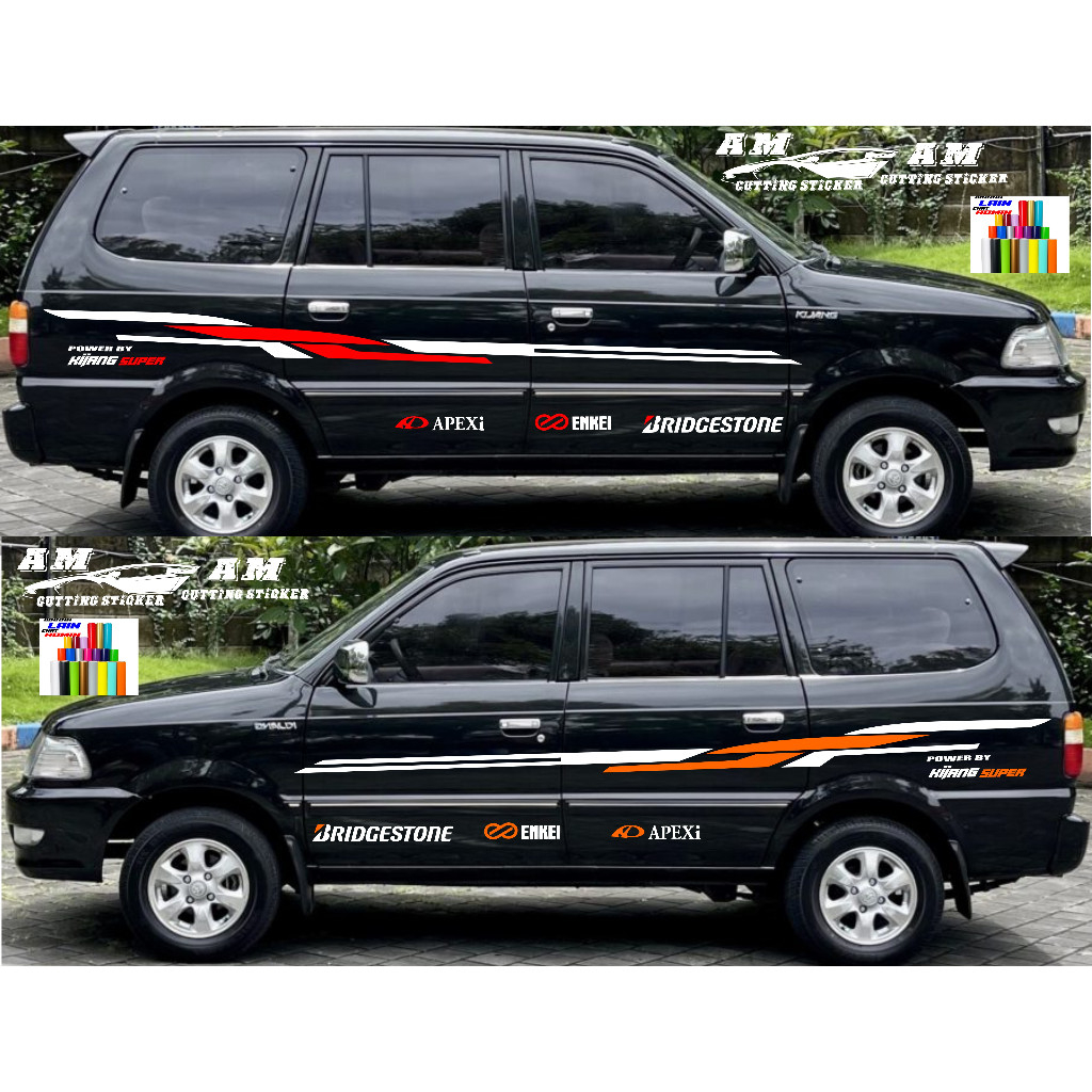 Stiker Stikcer Mobil Kijang Super Stiker Body Kijang Super Stiker Kijang Super Cutting Sticker List 
