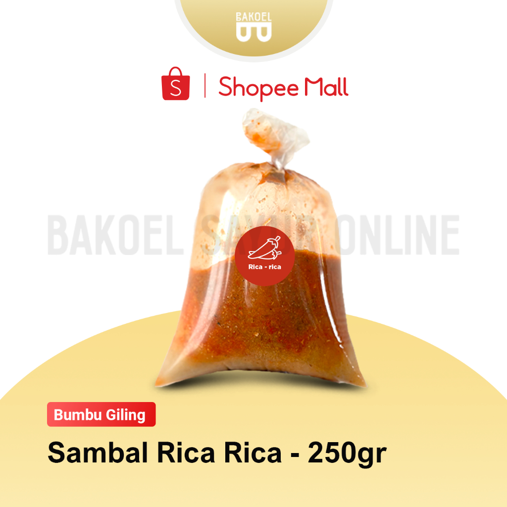

Bumbu Giling Rica-Rica - 250 gr