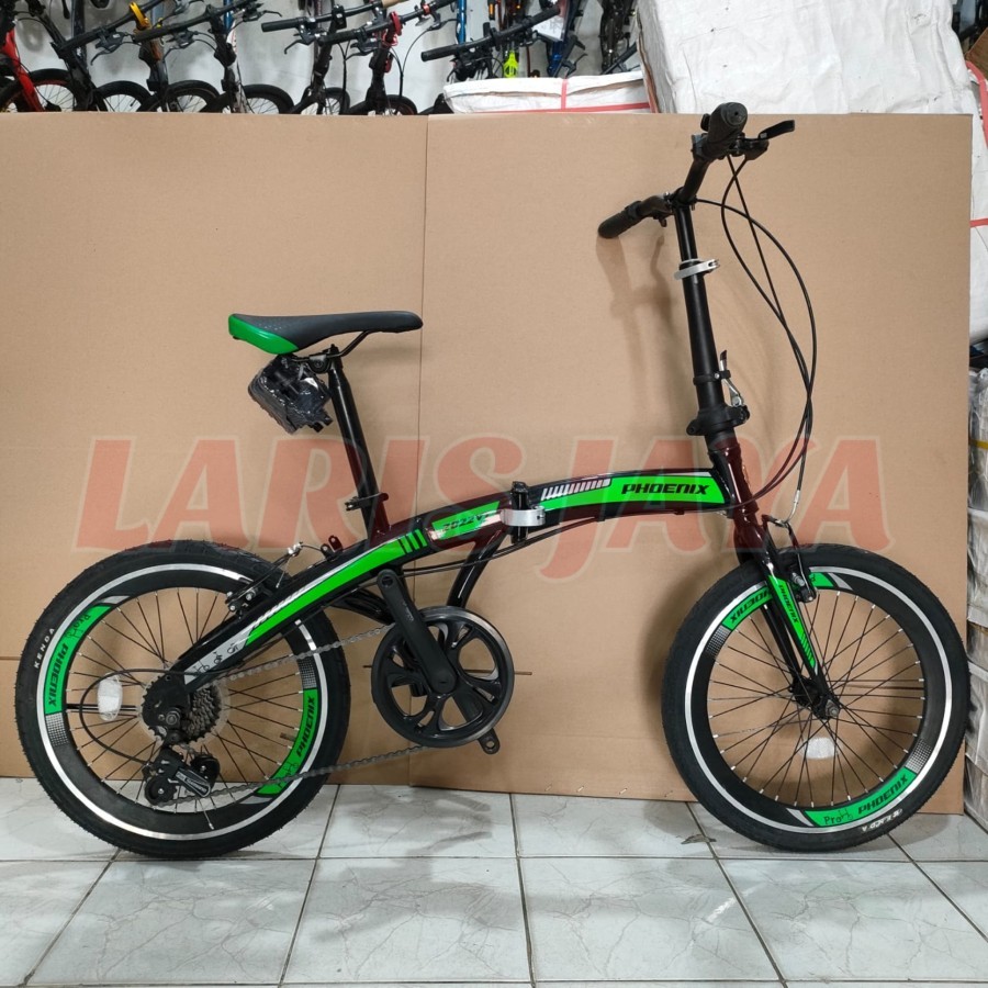 [ BONUS BELL ] SEPEDA LIPAT 20 INCH PHOENIX 2022 VT , LIPAT 20 PHOENIX 2022 VELAK TINGGI ALUMINIUM, 