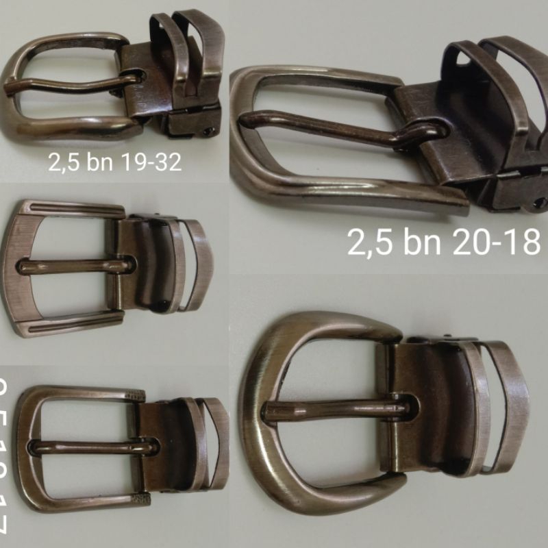 Kepala gesper Jarum 2.5cm + Rjp