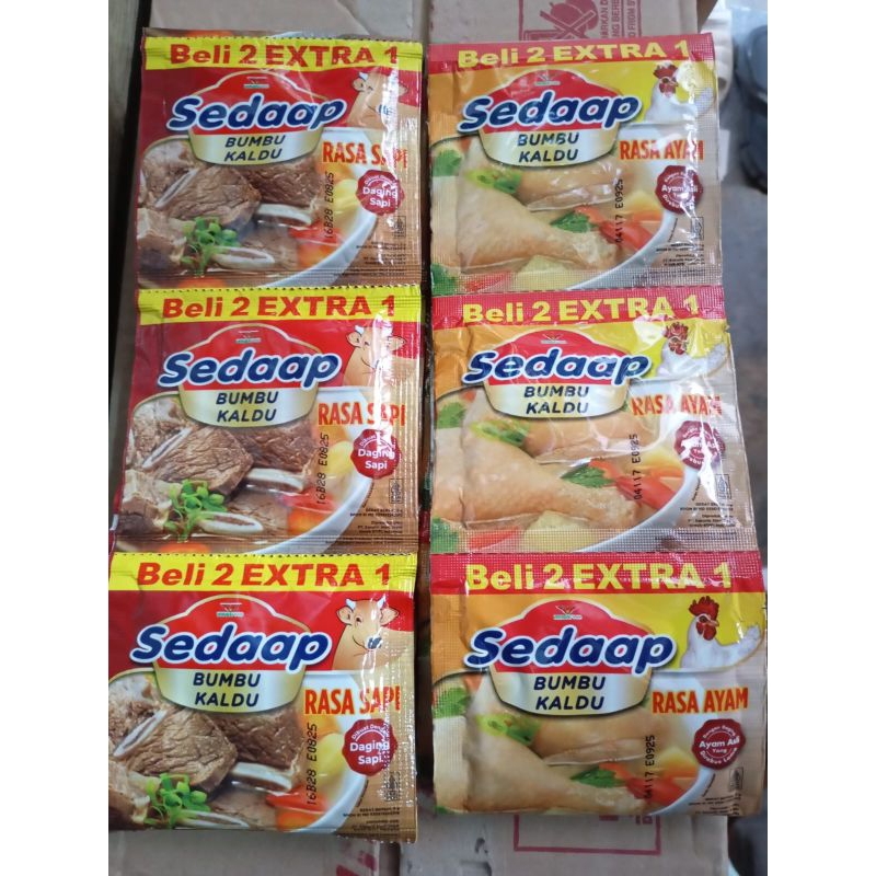 

Sedaap Bumbu Kaldu Beli 2 Extra 1 1 renceng