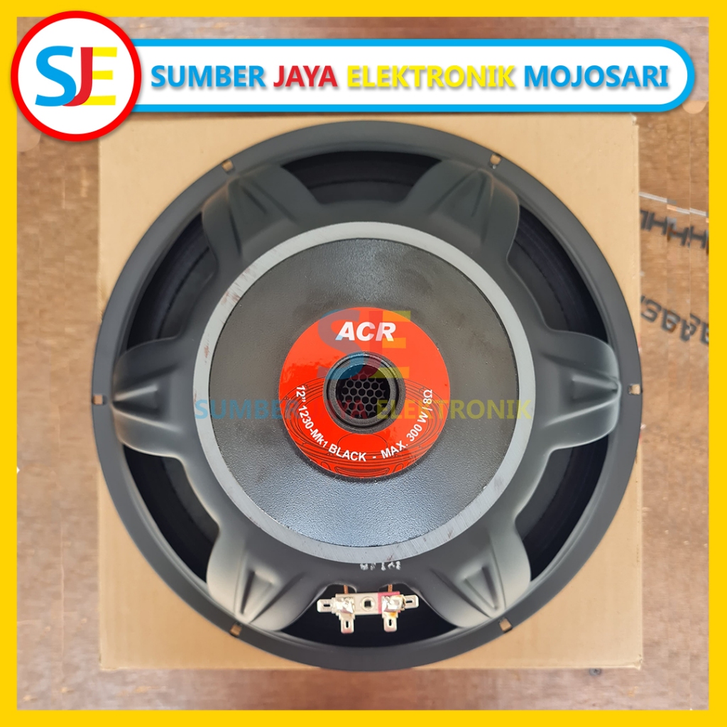 Speaker ACR 12 Inch 1230 Black / Speaker Full Range ACR 1230 Black