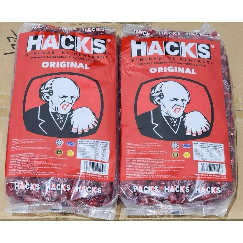 

PERMEN HACKS 500 GR / PERMEN HACK ASLI ORIGINAL / PERMEN PEDES MINT BUNGKUS MERAH