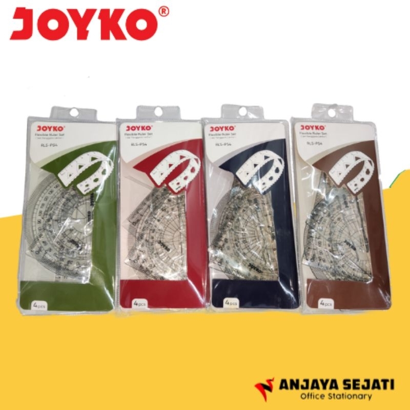 

Penggaris Flexible Lentur Joyko RLS-PS4 | Ruler | Garisan - per set (4pcs)