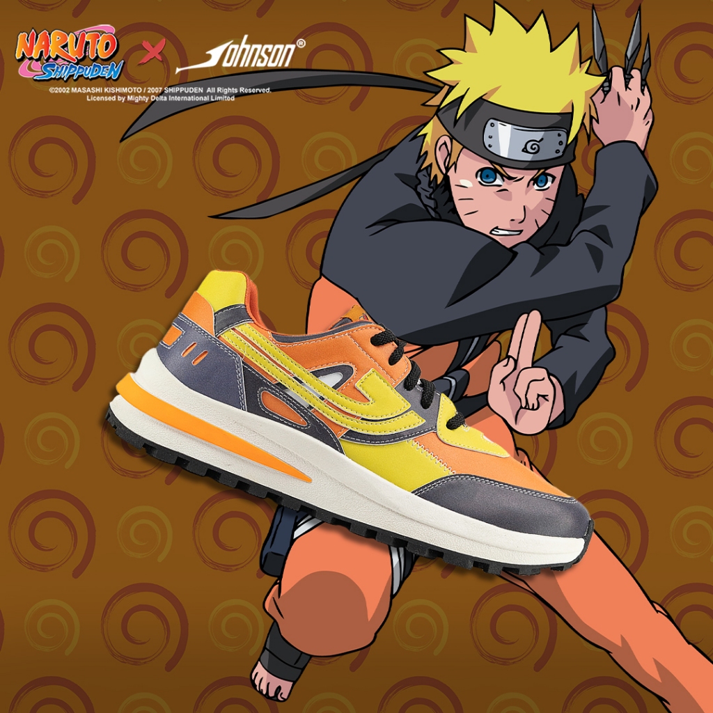 SEPATU SNEAKERS JOHNSON X NARUTO SHIPPUDEN - NARUTO