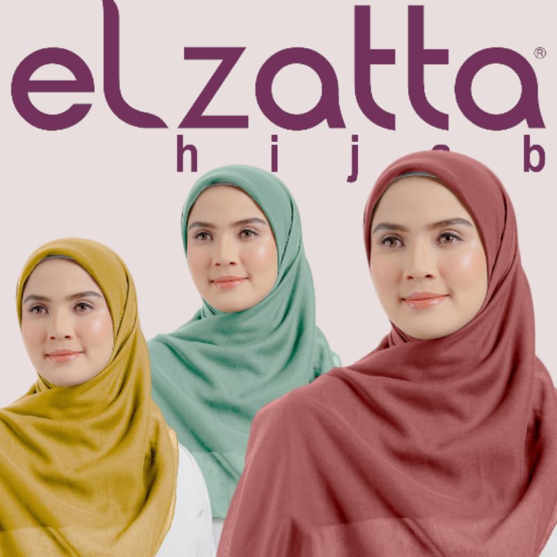 KERUDUNG SEGIEMPAT POLOS BEST SELLER ELZATTA HIJAB KRUDUNG SEKOLAH SEGI EMPAT HITAM PUTIH NAVY COKLA