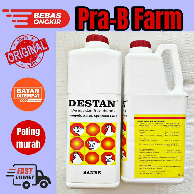 DESTAN 1 LITER SANBE disenfektan dan antiseptik