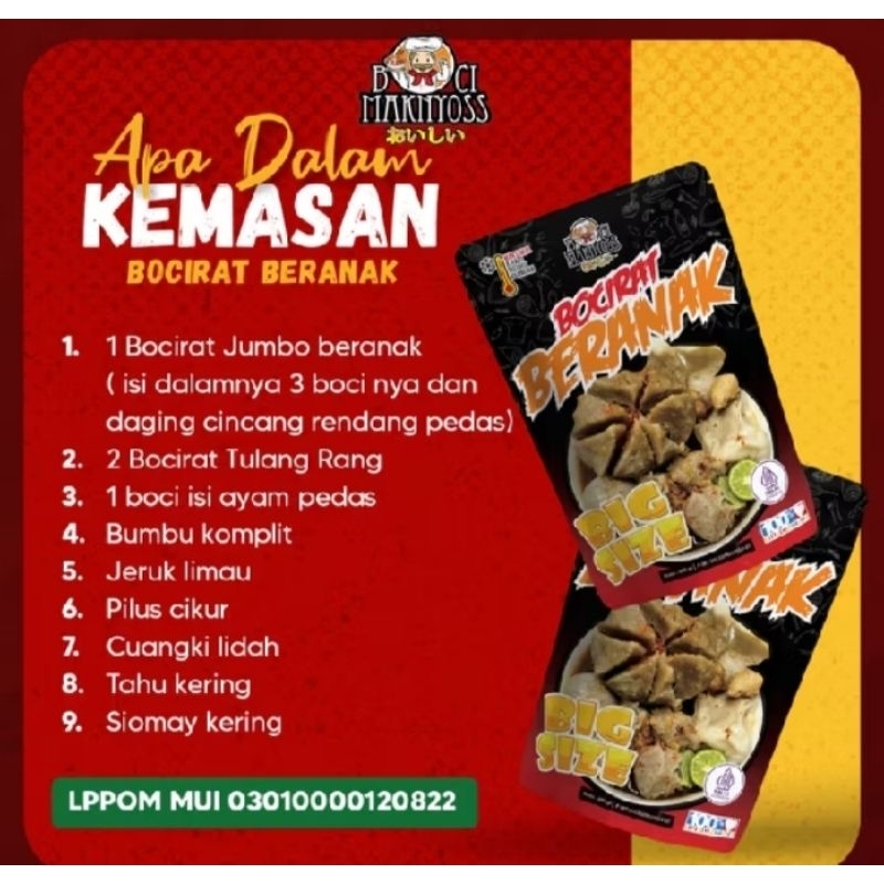 

bundling duo bocirat beranak maknyos / 2 bukus bocirat beranak maknyos