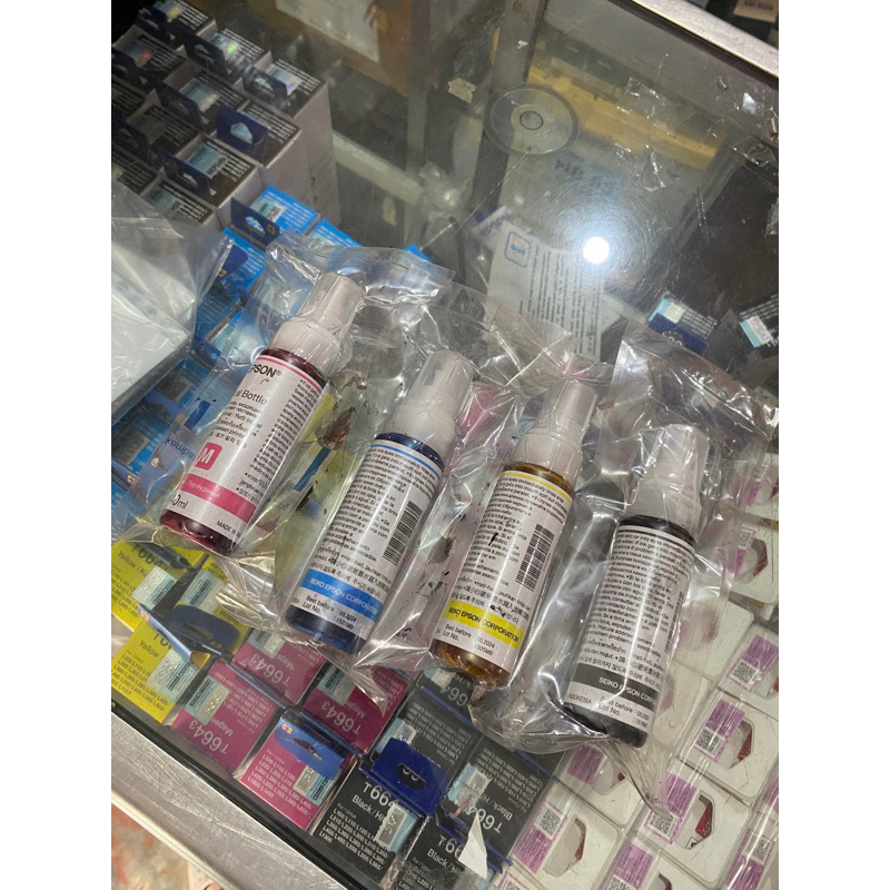 Tinta L121 bawaan printer CMYK