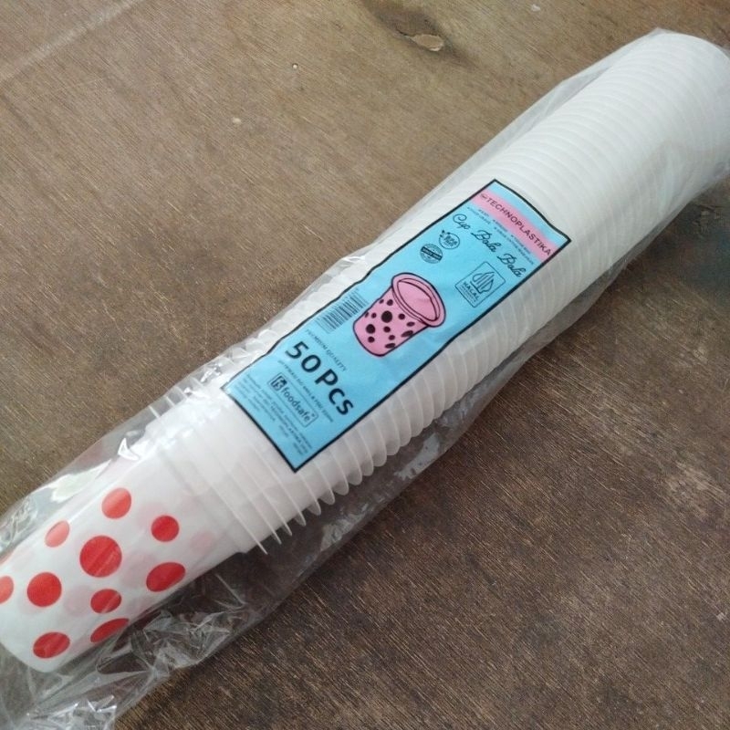 

Gelas Bola Polkadot isi 50pcs