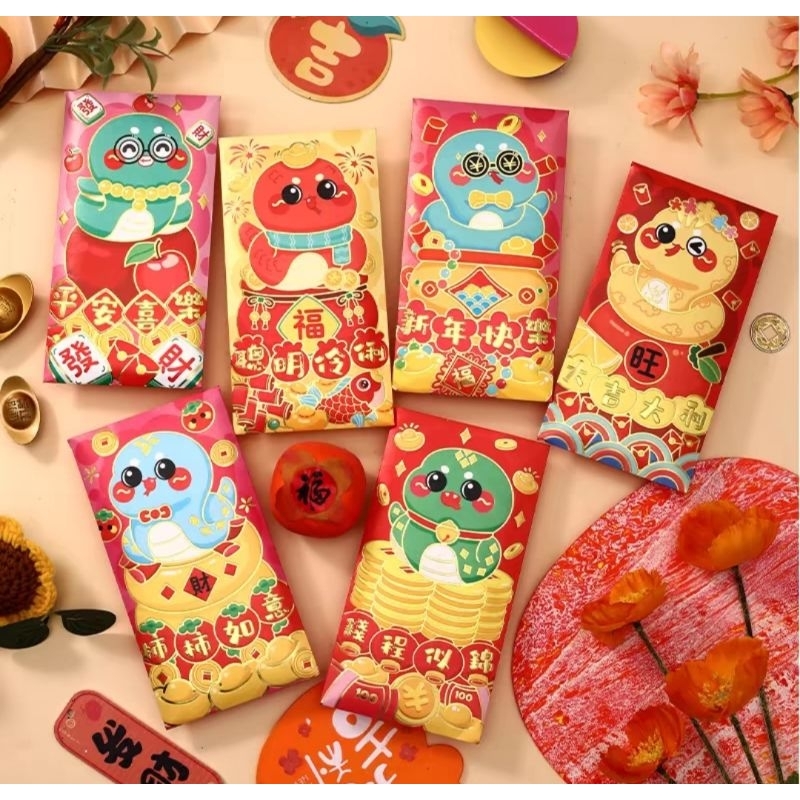 

Angpao ular 2025 imlek amplop panjang dan pendek