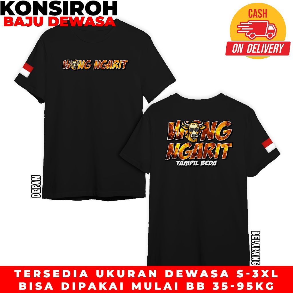 Baju Distro Wong Ngarit Viral Unisex Kaos Distro Sobat Ngarit Kata Kata Mas Iyun Baju Tukang Ngarit